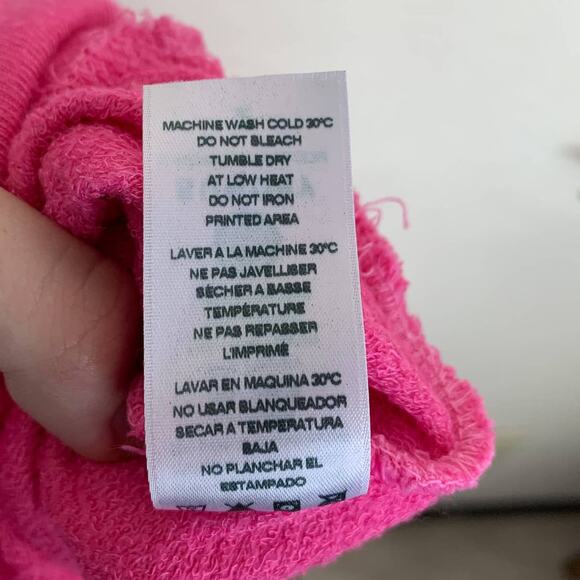 Sundry Graphic Sweatshirt Womens‎ Sz M Hot Pink - Picture 7 of 8